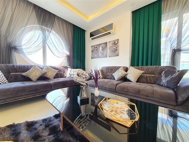 Меблированная трёхкомнатная квартира в районе Махмутлар