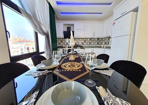 Меблированная трёхкомнатная квартира в районе Махмутлар