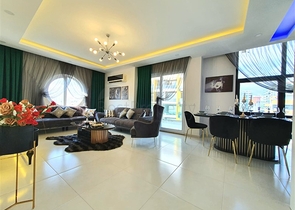 Меблированная трёхкомнатная квартира в районе Махмутлар