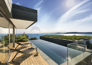 Виллы с видом на главный замок Бодрума и острова Кос и Караада