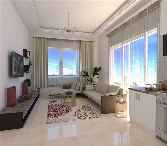 Новый строящийся проект в районе Махмутлар 