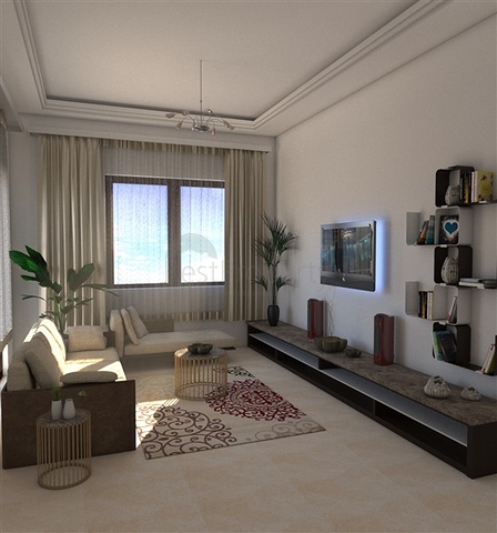 Новый строящийся проект в районе Махмутлар 