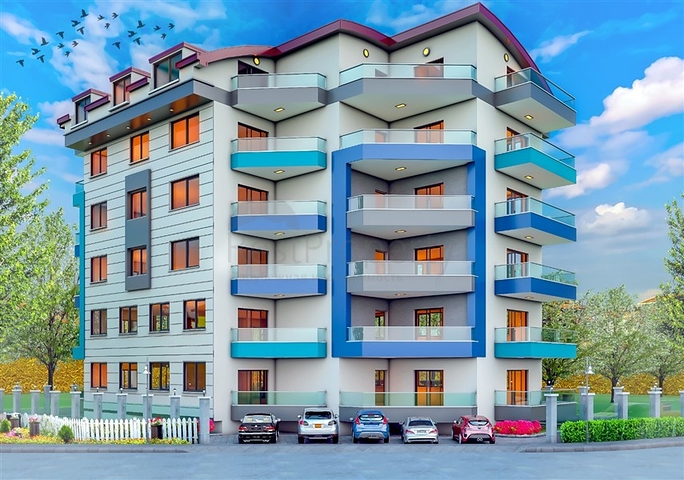 Новый строящийся проект в районе Махмутлар 