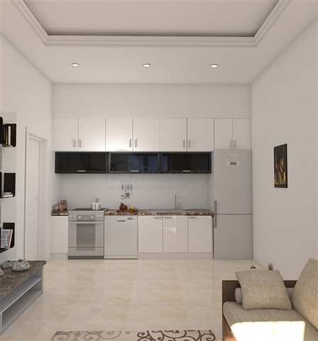 Новый строящийся проект в районе Махмутлар 