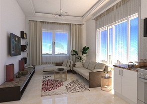 Новый строящийся проект в районе Махмутлар 