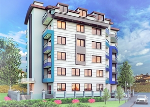 Новый строящийся проект в районе Махмутлар 