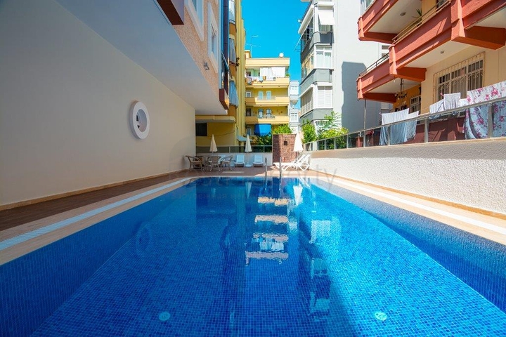 Меблированная квартира 1+1 в центре города Алания