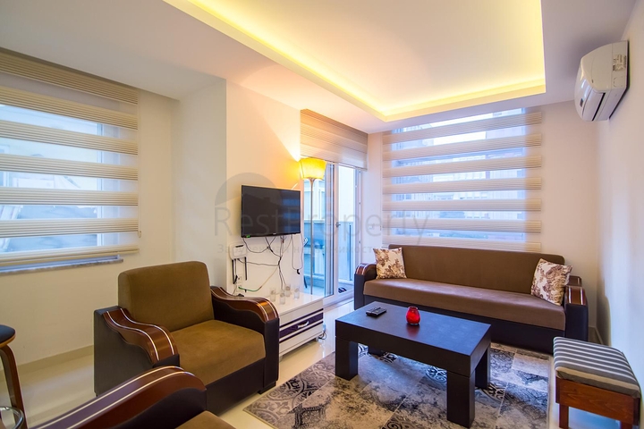 Меблированная квартира 1+1 в центре города Алания