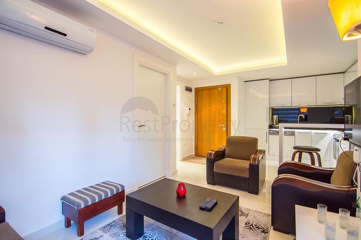 Меблированная квартира 1+1 в центре города Алания