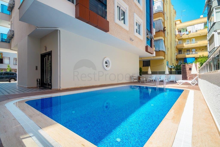 Меблированная квартира 1+1 в центре города Алания