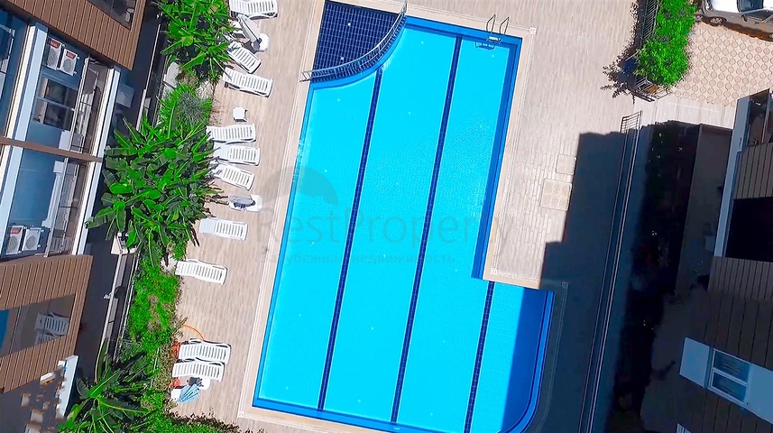 Квартира 1+1 с мебелью в микрорайоне Хурма Коньяалты 