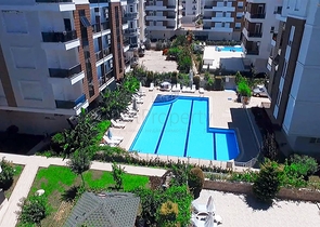 Квартира 1+1 с мебелью в микрорайоне Хурма Коньяалты 