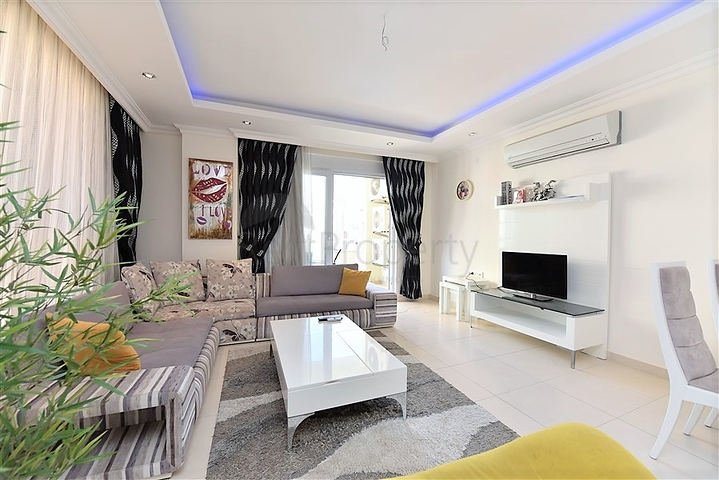 Меблированная квартира с отельной инфраструктурой в Авсалларе 