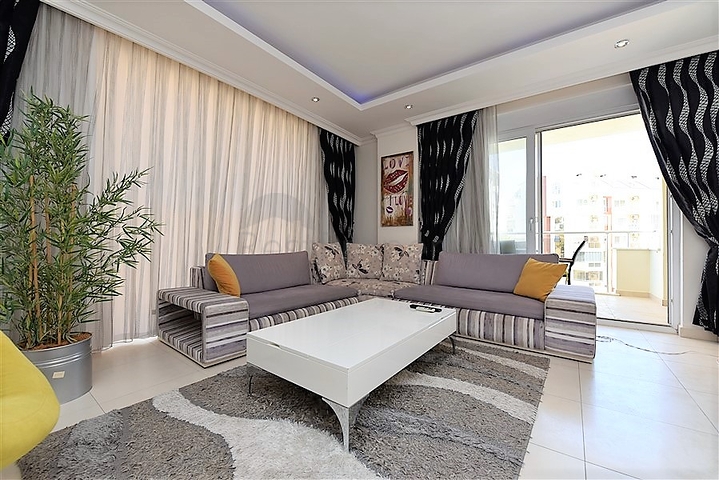 Меблированная квартира с отельной инфраструктурой в Авсалларе 