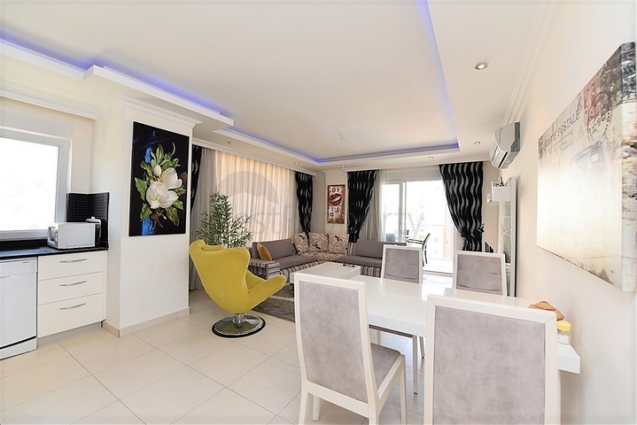 Меблированная квартира с отельной инфраструктурой в Авсалларе 