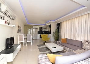 Меблированная квартира с отельной инфраструктурой в Авсалларе 