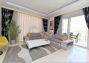 Меблированная квартира с отельной инфраструктурой в Авсалларе 