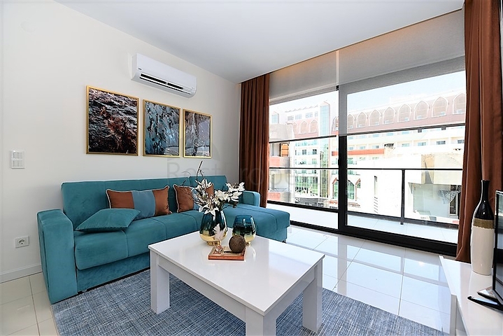 Меблированная квартира 1+1 в районе Оба