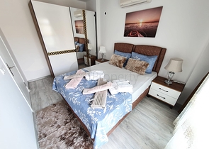 Меблированная двухкомнатная квартира в Махмутларе