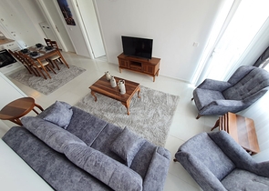 Меблированная двухкомнатная квартира в Махмутларе