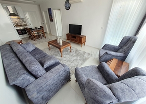 Меблированная двухкомнатная квартира в Махмутларе