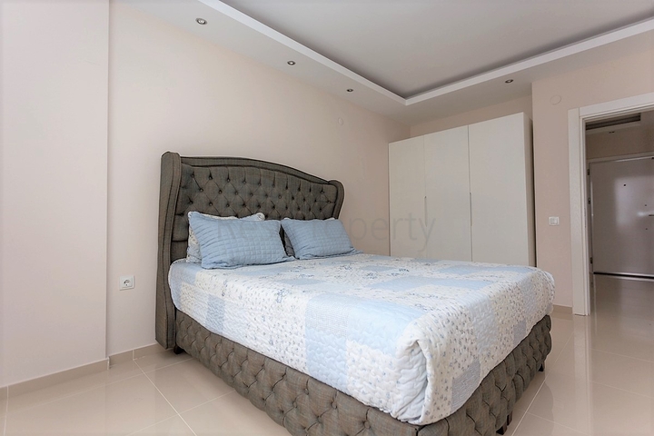 Двухкомнатная меблированная квартира в районе Тосмур