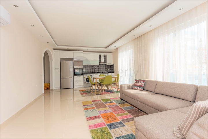 Двухкомнатная меблированная квартира в районе Тосмур