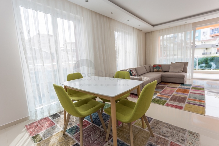 Двухкомнатная меблированная квартира в районе Тосмур