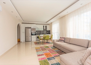 Двухкомнатная меблированная квартира в районе Тосмур