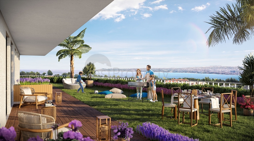 Летняя резиденция с видом на море в пределах Стамбула