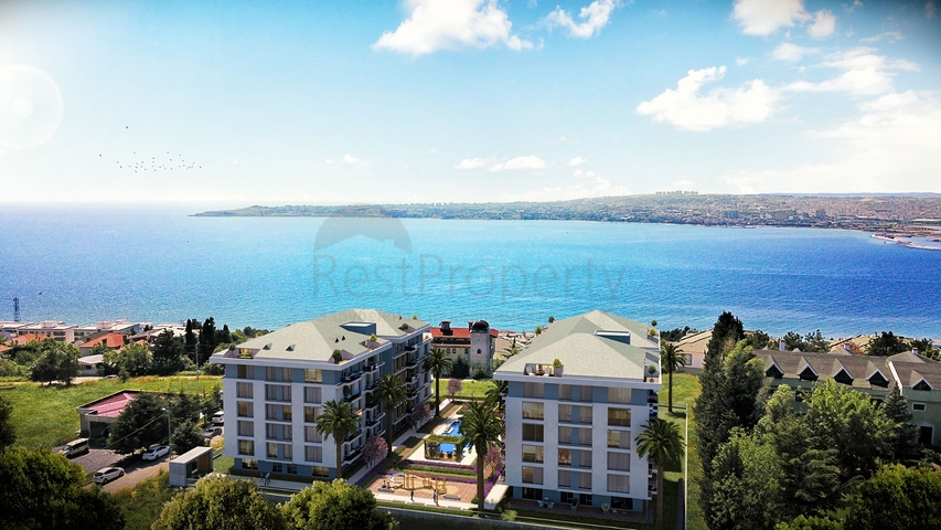 Летняя резиденция с видом на море в пределах Стамбула