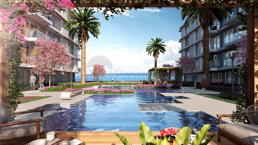 Летняя резиденция с видом на море в пределах Стамбула