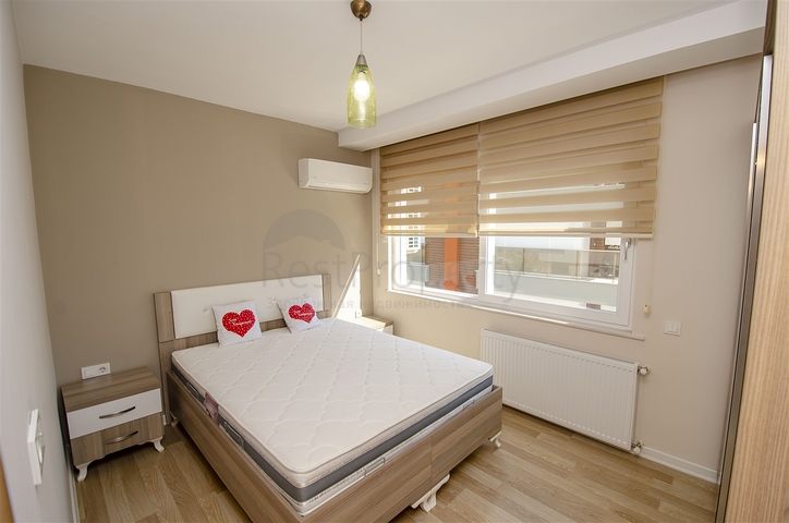 Двухкомнатная квартира с мебелью в Лимане Коньяалты