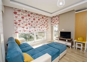 Двухкомнатная квартира с мебелью в Лимане Коньяалты