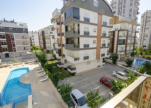 Двухкомнатная квартира с мебелью в Лимане Коньяалты