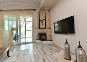 Меблированный пентхаус 3+1 с видом на горы в районе Газипаша