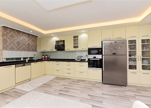 Меблированный пентхаус 3+1 с видом на горы в районе Газипаша