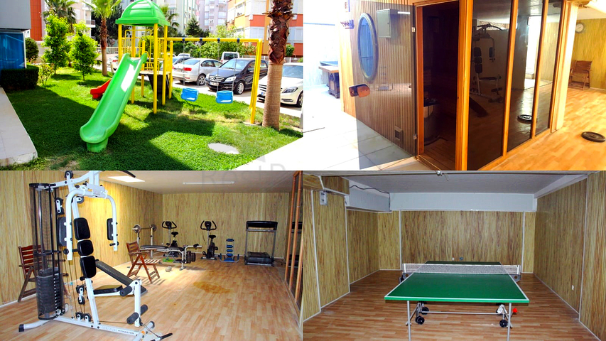 Квартира 2+1 в комплексе в Лимане Коньяалты 600 м до моря