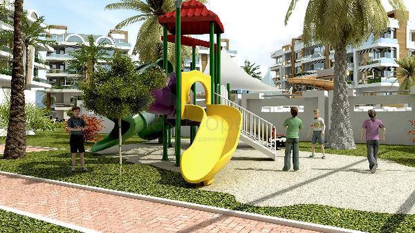 Квартира 1+1 с мебелью в комплексе в Молла Юсуф Коньяалты