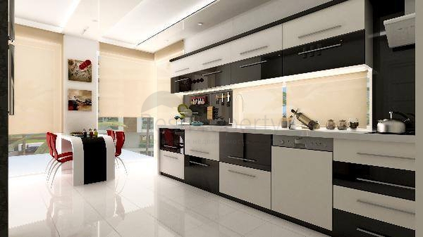 Квартира 1+1 с мебелью в комплексе в Молла Юсуф Коньяалты