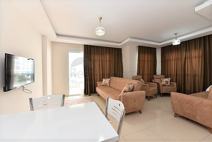 Меблированная квартира планировкой 1+1 в русскоязычном районе Махмутлар