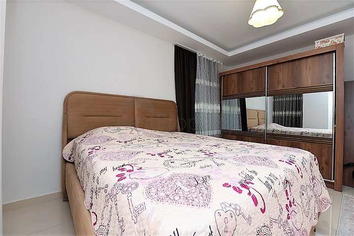 Меблированная квартира планировкой 1+1 в русскоязычном районе Махмутлар