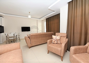 Меблированная квартира планировкой 1+1 в русскоязычном районе Махмутлар