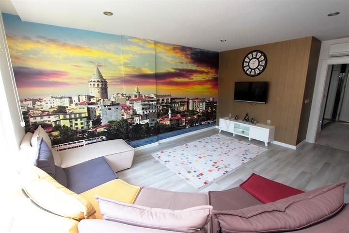 Квартира 2+1 с мебелью в микрорайоне Хурма Коньяалты