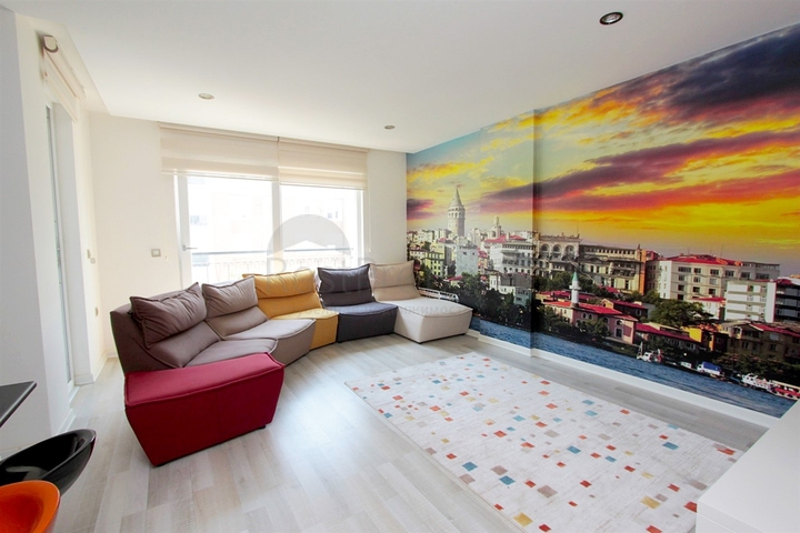 Квартира 2+1 с мебелью в микрорайоне Хурма Коньяалты