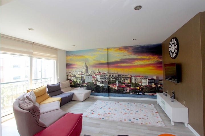 Квартира 2+1 с мебелью в микрорайоне Хурма Коньяалты