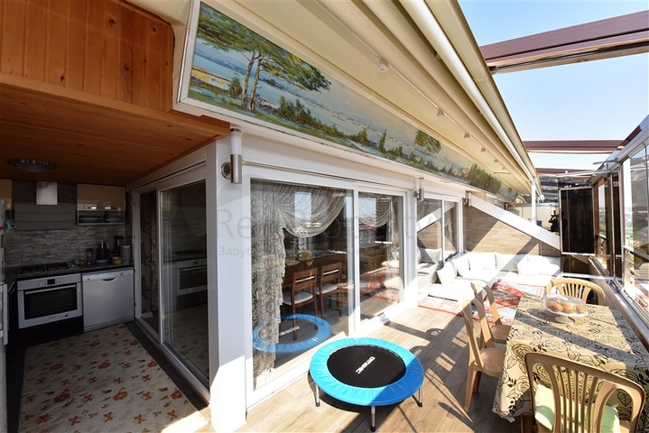 Меблированный пентхаус 4+2 люкс класса в районе Оба