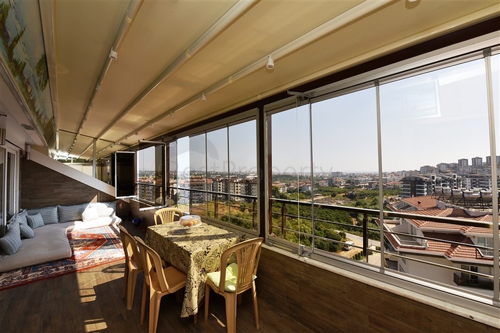 Меблированный пентхаус 4+2 люкс класса в районе Оба