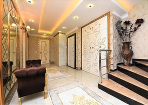 Меблированный пентхаус 4+2 люкс класса в районе Оба