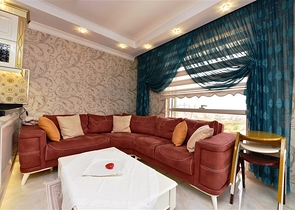 Меблированный пентхаус 4+2 люкс класса в районе Оба